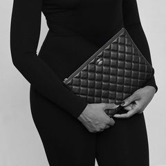 Chanel Black Classic Wallet Purse