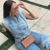 Fendi Tan Wallet on Chain Bag