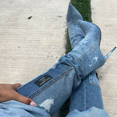 Dolce & Gabbana Denim Boots