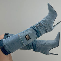 Dolce & Gabbana Denim Boots