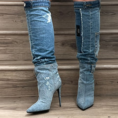 Dolce & Gabbana Denim Boots